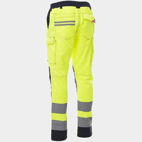 Ανακλαστικό Παντελόνι Εργασίας CHARTER TECH PAYPER Κίτρινο-Μπλε-2